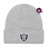 Las Vegas Raiders Beanie - Heide Grijs - New Era