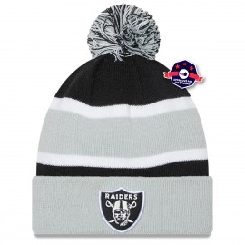 Las Vegas Raiders Beanie Stripe Grijs - New Era