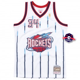 Houston Rockets NBA-trui - Hakeem Olajuwon - - Wit