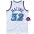 Utah Jazz NBA-trui - Karl Malone - - Wit