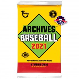 Pack Trading Cards MLB - 2021 Topps Archief Hobby Box - 8 kaarten