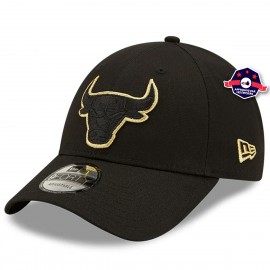 cap - Chicago Bulls - Metallic Pop - 9Forty