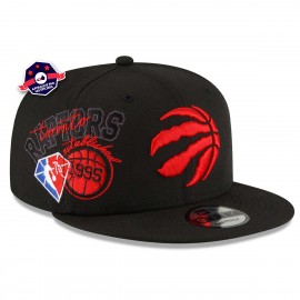 cap 9Fifty - Toronto Raptors Back Half - Zwart