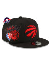 cap 9Fifty - Toronto Raptors Back Half - Zwart