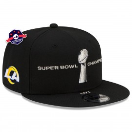 cap 9Fifty - Los Angeles Rams Superbowl - Parade - Zwart