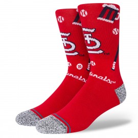 Landmark Sokken - Saint Louis Cardinals - Rood - Stance