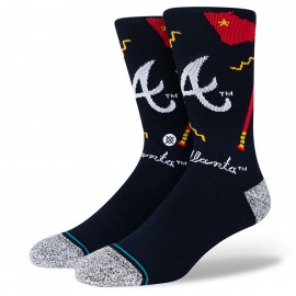 Atlanta Braves Landmark Sokken - - Zwart - Stance