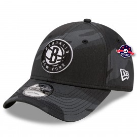 cap - Brooklyn Nets - Camo Zwart - 9Forty