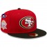 capSan Francisco 49ers 59FIFTY - - Zijflap Superbowl