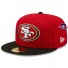 capSan Francisco 49ers 59FIFTY - - Zijflap Superbowl