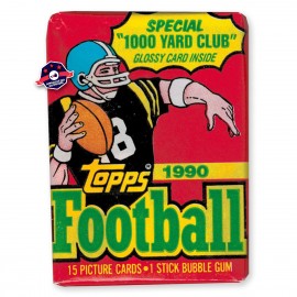 Pack Trading Cards NFL - 1990 Topps - 15 kaarten
