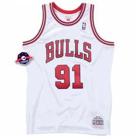 Chicago Bulls NBA-trui - Dennis Rodman - - Wit