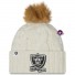 Las Vegas Raiders Sideline Bonnet met pompon - - New Era