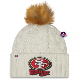 San Francisco 49ers Sideline Bonnet met pompon - - New Era