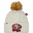 San Francisco 49ers Sideline Bonnet met pompon - - New Era