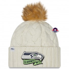 Seattle Seahawks Sideline Bonnet met pompon - - New Era