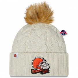 Cleveland Browns Sideline Bonnet met pompon - - New Era