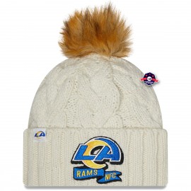 Los Angeles Rams Sideline Bonnet met pompon - - New Era