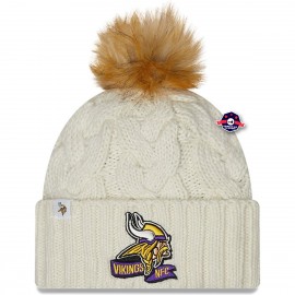 Minnesota Vikings Sideline Bonnet met pompon - - New Era