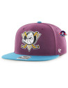 capAnaheim Ducks Captain '47 - - No Shot Two Tone - Plum