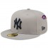 cap 59fifty - New York Yankees - Zijflap - Grijs