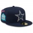 capDallas Cowboys 59fifty - - Side Patch - Navy