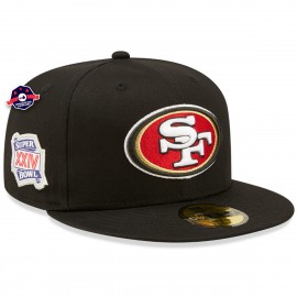 capSan Francisco 49ers 59fifty - - Zijflap - Zwart