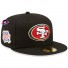 capSan Francisco 49ers 59fifty - - Zijflap - Zwart