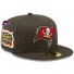 capTampa Bay Buccaneers 59fifty - - Side Patch - Donkergrijs