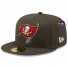 capTampa Bay Buccaneers 59fifty - - Side Patch - Donkergrijs