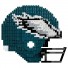 Philadelphia Eagles 3D decoupeerzaag BRXLZ - Helm van de - NFL