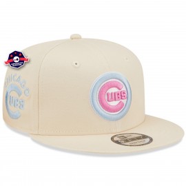 cap 9Fifty - Chicago Cubs - Pastel lovertje - Ivoor