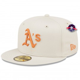 cap New Era - Oakland Athletics 59Fifty League Essential - Crème