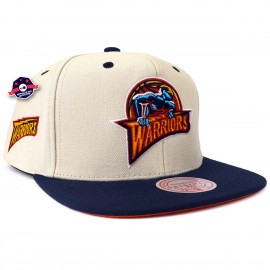 cap - Golden State Warriors - Off White tweetinten - Mitchell & Ness