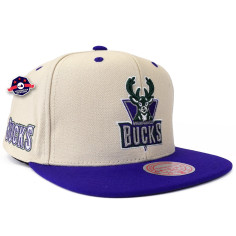 cap - Milwaukee Bucks - Off White tweetinten - Mitchell & Ness