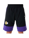 Los Angeles Lakers NBA Short - - Kleurblok - Zwart New Era