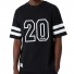 New Era T-shirt - Statement - Oversized Streep - Zwart