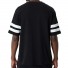 New Era T-shirt - Statement - Oversized Streep - Zwart