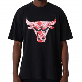 Chicago Bulls Infill NBA T-shirt - - Grafisch Zwart New Era